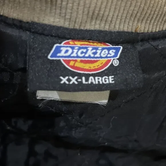 Vintage 90s Dickies Denim Work Jacket Quilted Lined Barn Coat Men’s XXL - Picture 6 of 9